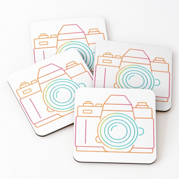 Item preview, Neon Vintage Camere designed and sold by Cartoon Catacombs.