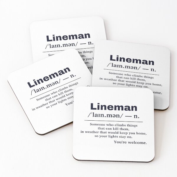 Item preview, Power Lineman Sarcastic Definition quote designed and sold by AsKartongs.