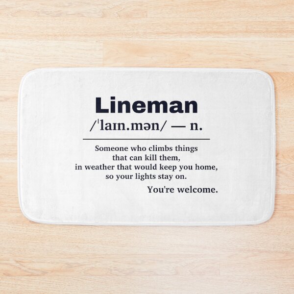 Item preview, Power Lineman Sarcastic Definition quote designed and sold by AsKartongs.