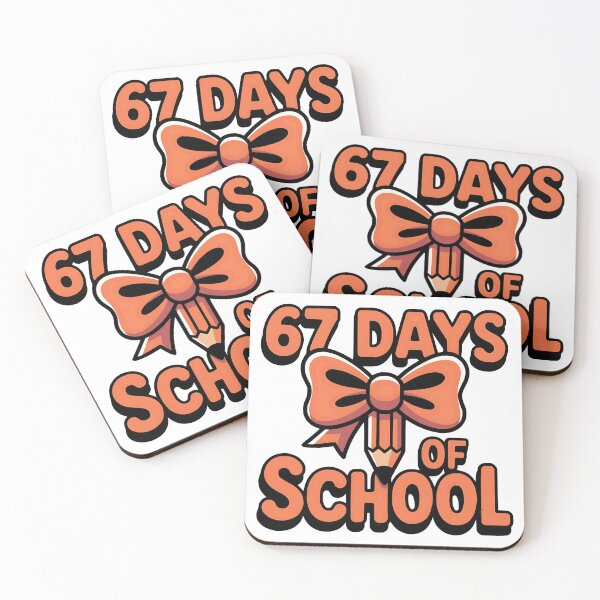 Item preview, girls coquette bow 67 days classroom craft design designed and sold by ArtDesignTp.