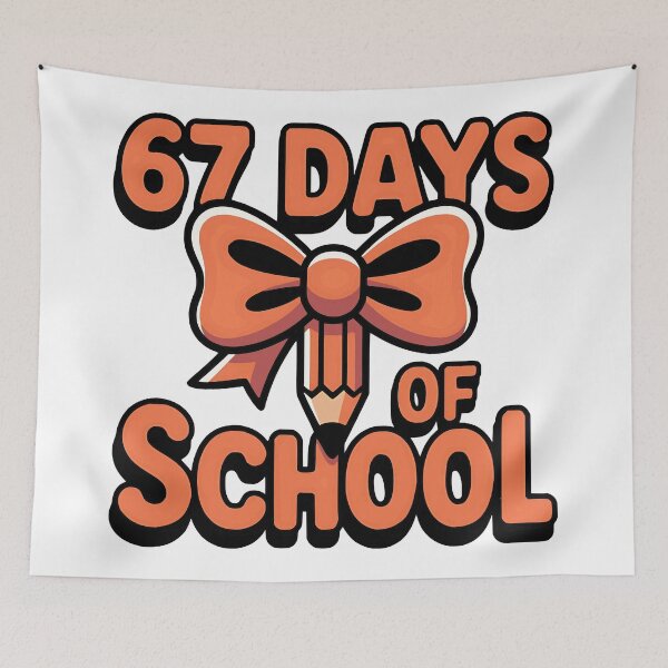 Item preview, girls coquette bow 67 days classroom craft design designed and sold by ArtDesignTp.