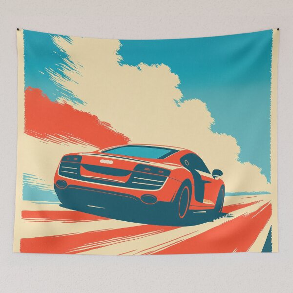 Item preview, R8 Bauhaus modern illustration designed and sold by blackdogshop.