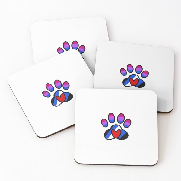 Item preview, Bisexual pup paw designed and sold by Ears tails and toebeans.