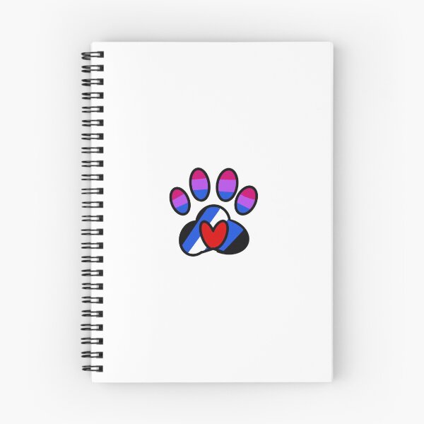 Item preview, Bisexual pup paw designed and sold by Ears tails and toebeans.
