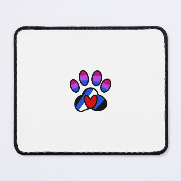 Item preview, Bisexual pup paw designed and sold by Ears tails and toebeans.