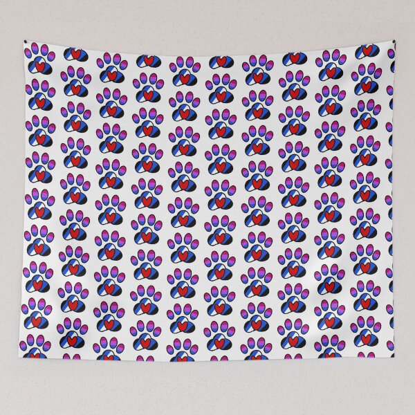 Item preview, Bisexual pup paw designed and sold by Ears tails and toebeans.