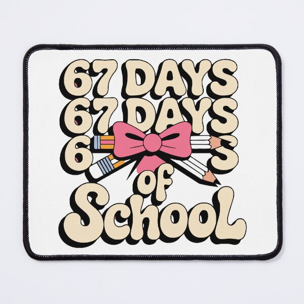 Item preview, coquette bow 67 days of school classroom art designed and sold by ArtDesignTp.