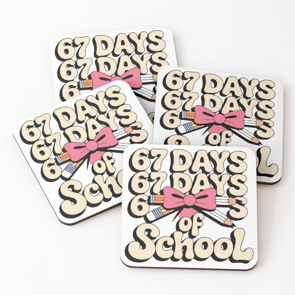 Item preview, coquette bow 67 days of school classroom art designed and sold by ArtDesignTp.