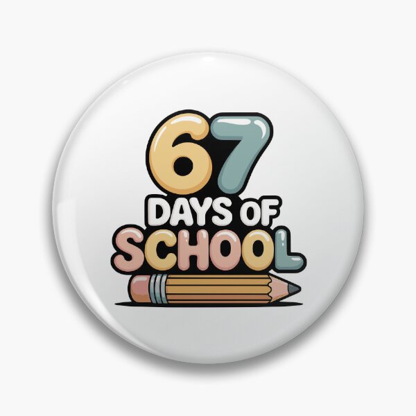 Item preview, 67 days of school coquette bow classroom charm designed and sold by ArtDesignTp.