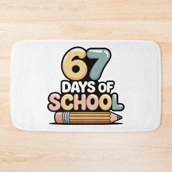 Item preview, 67 days of school coquette bow classroom charm designed and sold by ArtDesignTp.