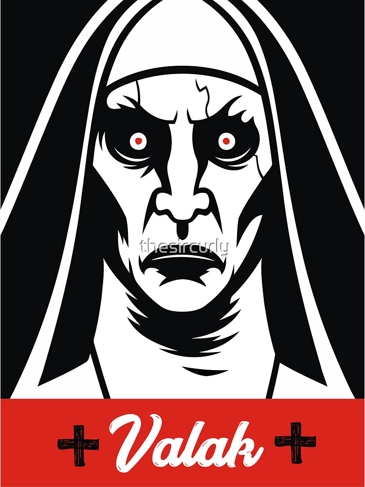 Valak Sticker For Sale By Thesircurly Redbubble