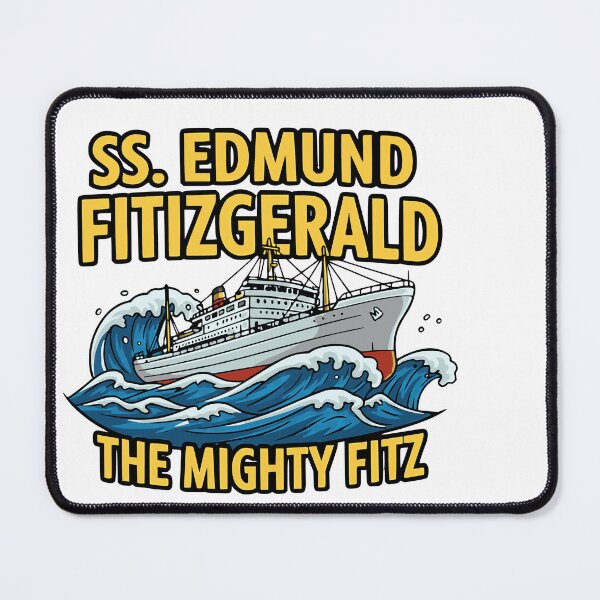 Item preview, edmund fitzgerald lake superior nautical tribute designed and sold by ArtDesignTp.