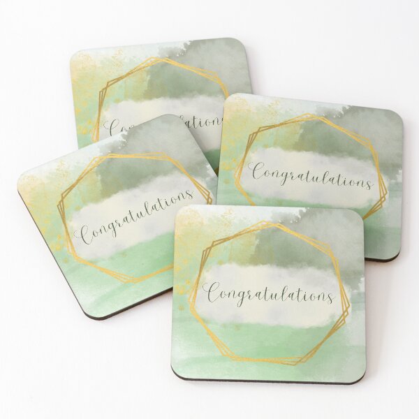 Item preview, Abstract Calm Congratulations Design designed and sold by Cosmic Badger.