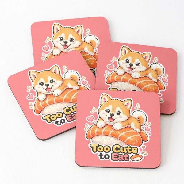 Item preview, Kawaii Akita Sushi – Cute Dog Nigiri | Too Cute to Eat designed and sold by The shop of Dreams.