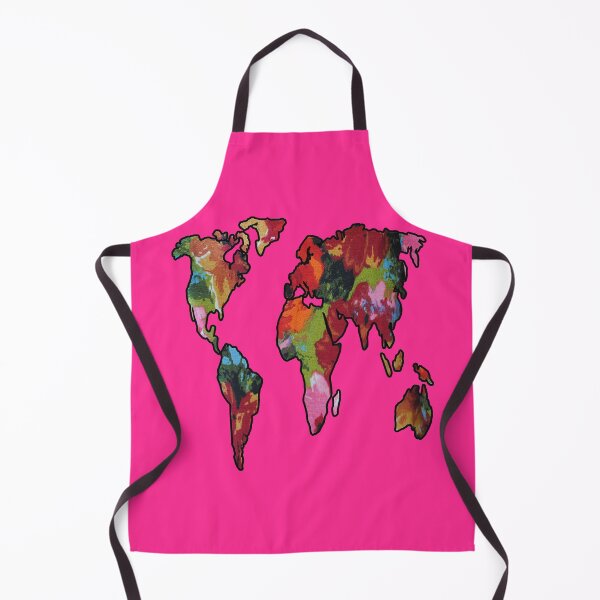 Item preview, Retro Floral World Map designed and sold by artbyomega.