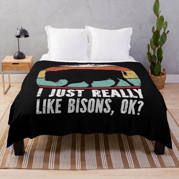 Item preview, Funny I Just Really Like Bisons OK designed and sold by GabbyKash.