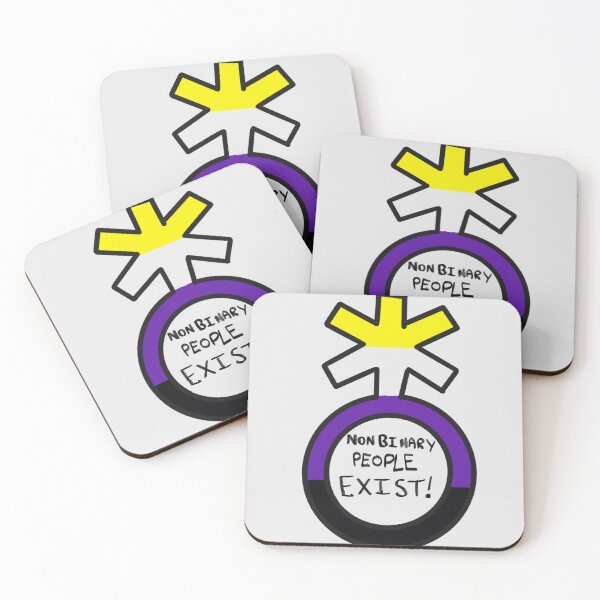 Item preview, Non binary people exist! designed and sold by Ears tails and toebeans.