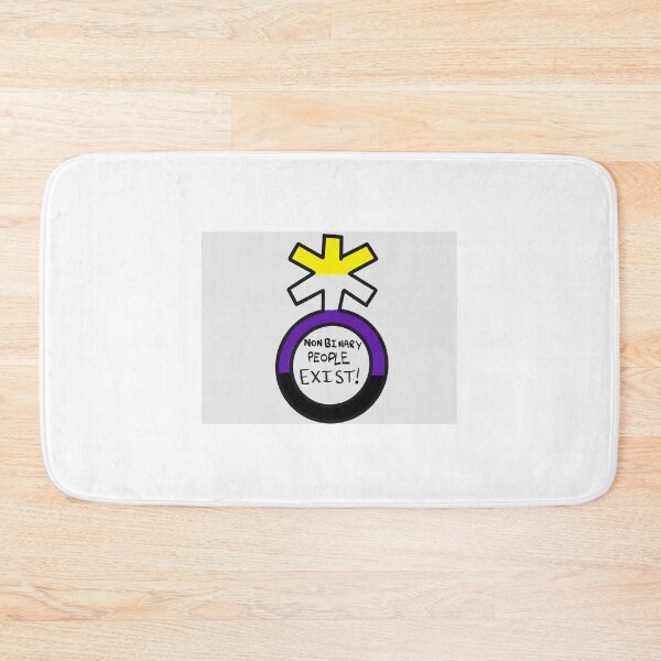 Item preview, Non binary people exist! designed and sold by Ears tails and toebeans.