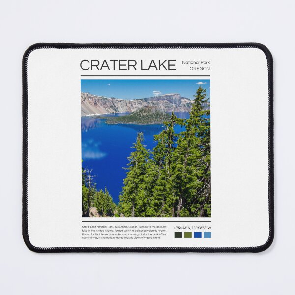 Item preview, Crater Lake National Park - Oregon designed and sold by StudioRedKoala.