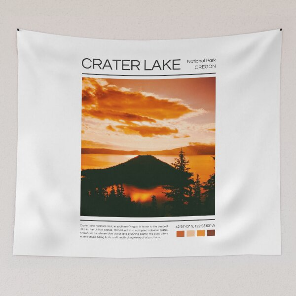 Item preview, Crater Lake National Park - Oregon designed and sold by StudioRedKoala.