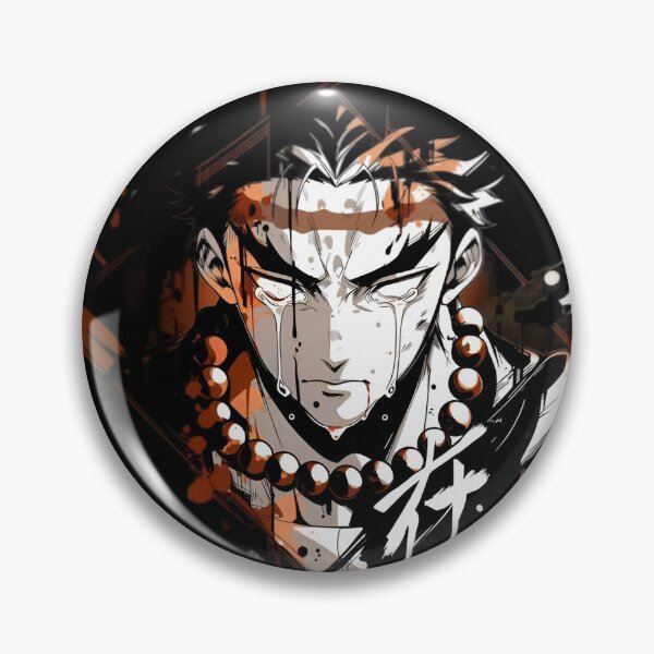 Item preview, Gyomei Himejima Ink Splash Anime Aesthetic Monk Warrior Design designed and sold by Dyan4.