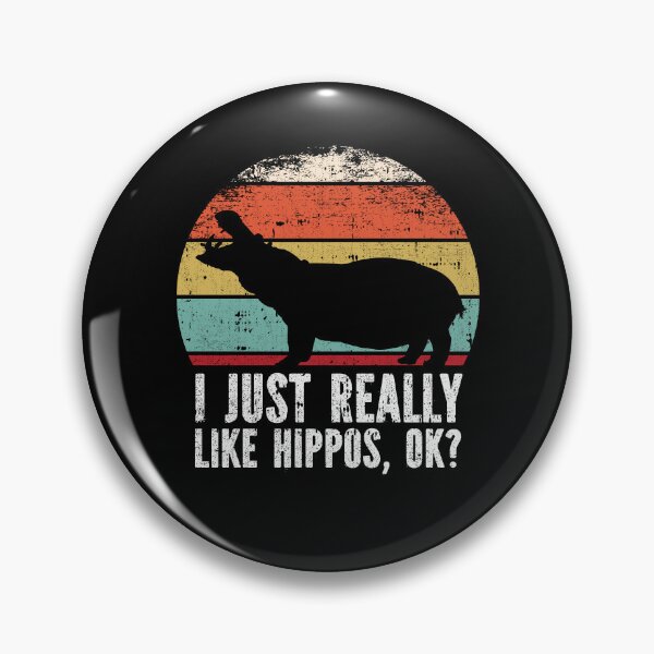 Item preview, Funny I Just Really Like Hippos OK designed and sold by GabbyKash.