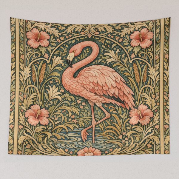 Item preview, Vintage art nouveau flamingo  designed and sold by hollycooper.