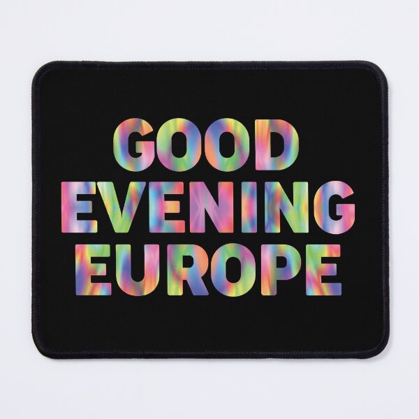 Item preview, Good Evening Europe (Psychedelic look) - Eurovision Song Contest 2026 - Vienna - United By Music - ESC2026 - ESC26 designed and sold by Vision-Tees.