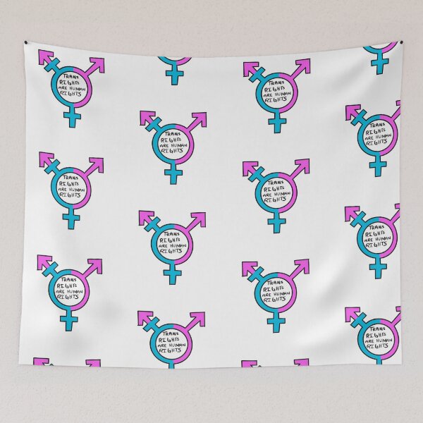 Item preview, ?️‍⚧️TRANS RIGHT ARE HIMAN RIGHTS !!!?️‍⚧️ designed and sold by Ears tails and toebeans.