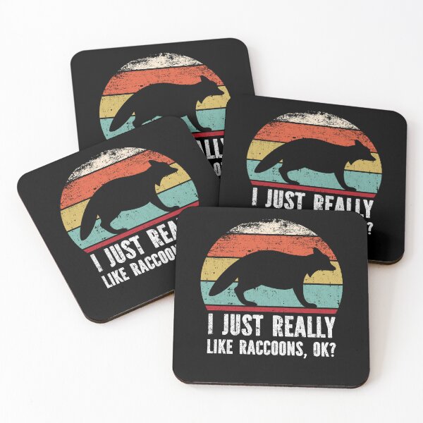 Item preview, Funny I Just Really Like Raccoons OK designed and sold by GabbyKash.