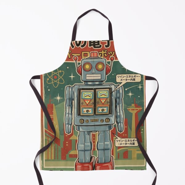 Item preview, Retro Japanese Robot designed and sold by The King's general goods.