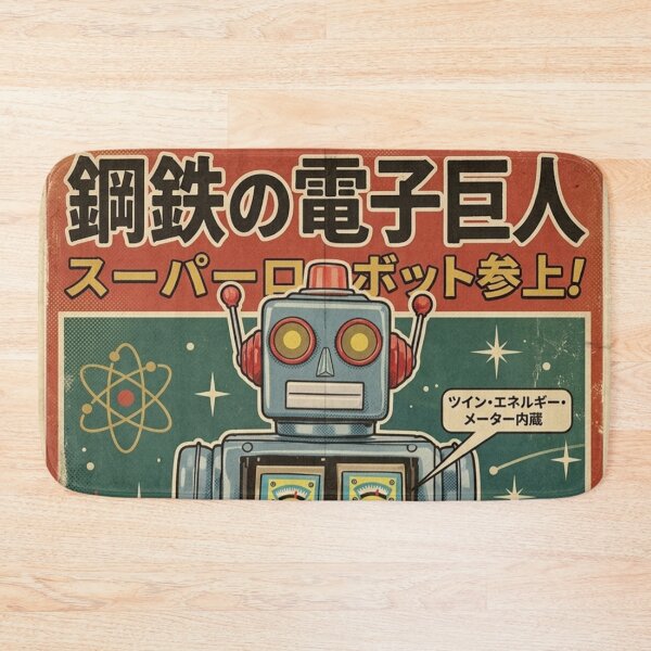 Item preview, Retro Japanese Robot designed and sold by The King's general goods.
