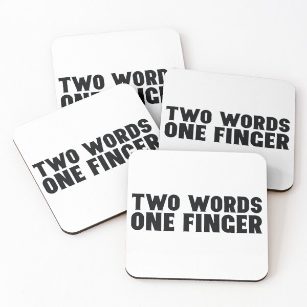 Item preview, Two words one finger designed and sold by Tdesignsale.