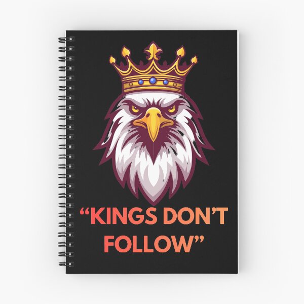 Item preview, Kings Don't Follow T-Shirt – Royal Eagle Streetwear Motivational Design designed and sold by EvolusionPro.