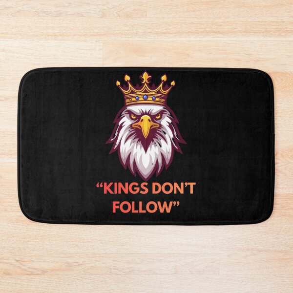 Item preview, Kings Don't Follow T-Shirt – Royal Eagle Streetwear Motivational Design designed and sold by EvolusionPro.