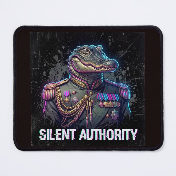 Item preview, The Neon Gator: Silent Military Authority designed and sold by Structure-Blue.