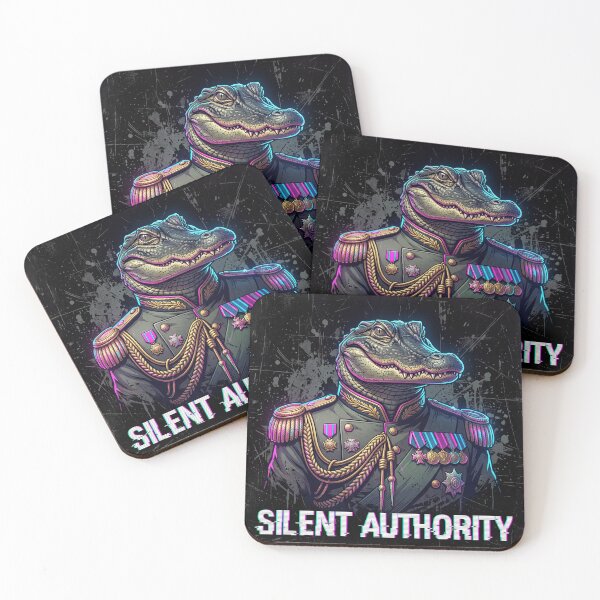 Item preview, The Neon Gator: Silent Military Authority designed and sold by Structure-Blue.