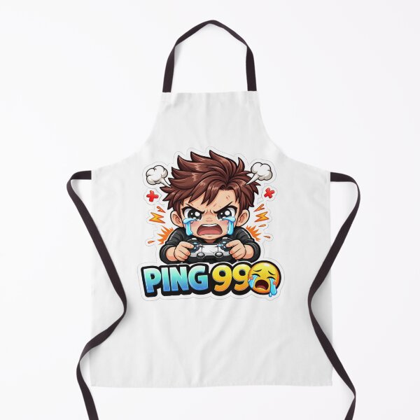 Item preview, Ping 999 Crying Gamer Sticker – Funny Gaming Lag Meme Cute Chibi Gamer Rage Sticker designed and sold by Sidra digital art 8277237.