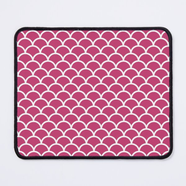 Item preview, Magenta And White Mermaid Scales Pattern designed and sold by pattern-archive.