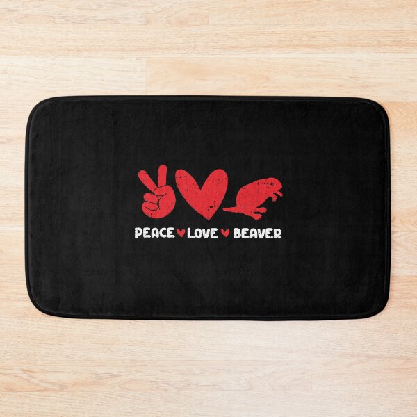 Item preview, Peace - Love - beavers designed and sold by GabbyKash.