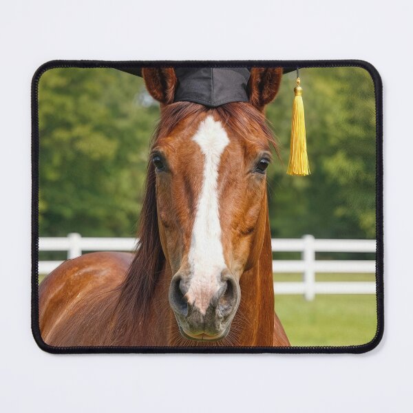 Item preview, Horse Wearing a Graduation Cap designed and sold by Maria Dryfhout.