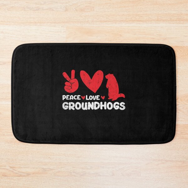 Item preview, Peace - Love - groundhogs  designed and sold by GabbyKash.