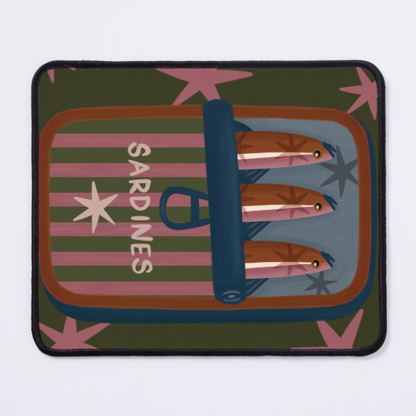 Item preview, Retro Sardines – Vintage Tin Illustration designed and sold by prikanashiro.