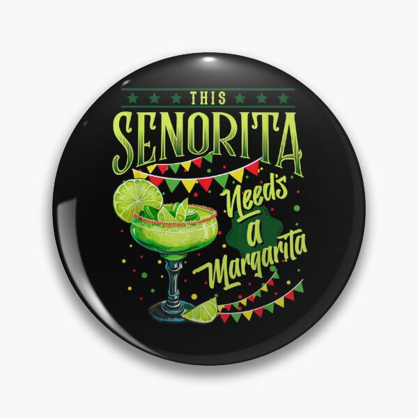 Item preview, This Senorita Needs a Margarita Colorful Fiesta Party Drink designed and sold by Ali-printshop.