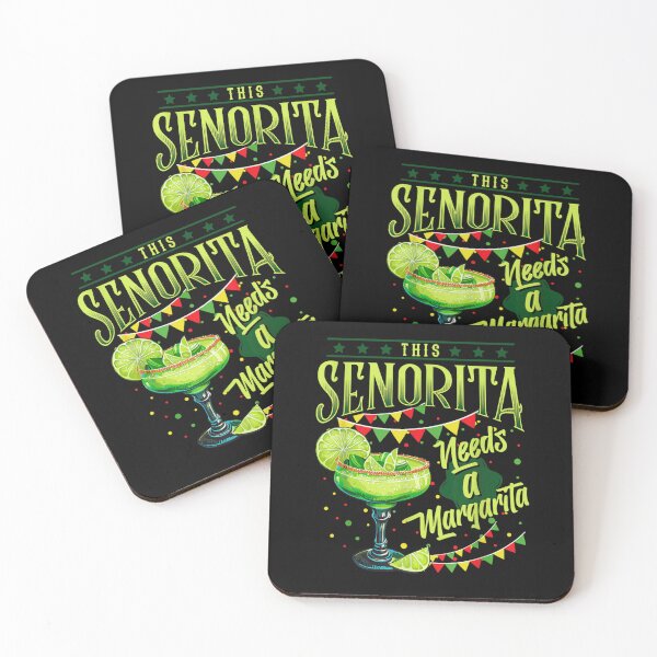 Item preview, This Senorita Needs a Margarita Colorful Fiesta Party Drink designed and sold by Ali-printshop.