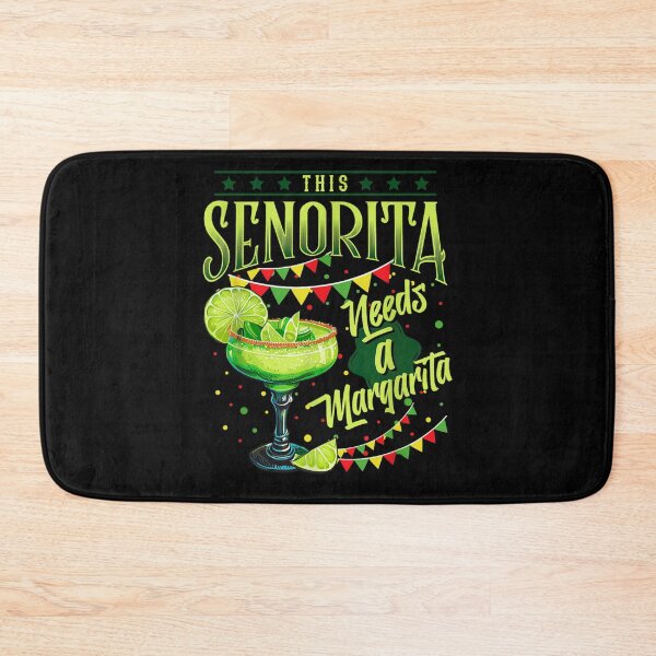 Item preview, This Senorita Needs a Margarita Colorful Fiesta Party Drink designed and sold by Ali-printshop.