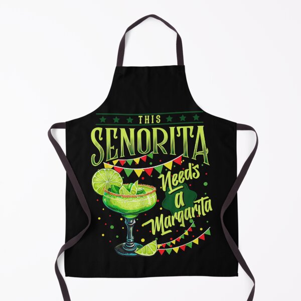 Item preview, This Senorita Needs a Margarita Colorful Fiesta Party Drink designed and sold by Ali-printshop.