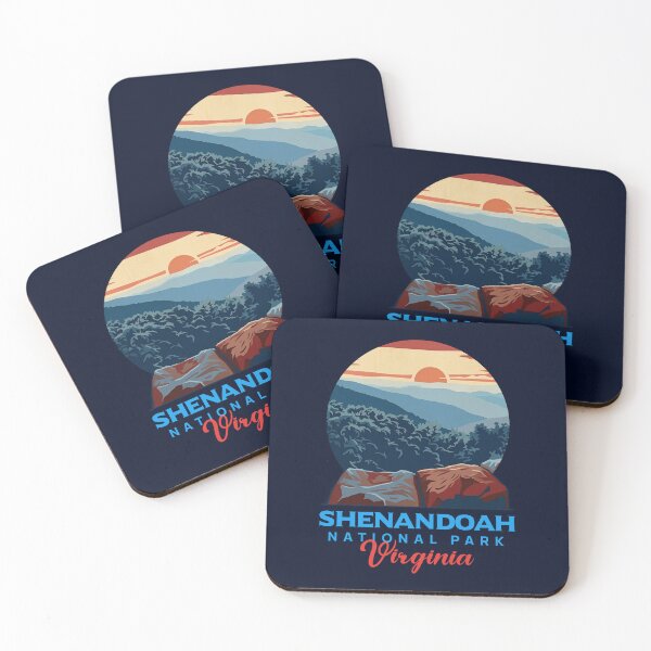 Item preview, Shenandoah National Park Virginia Blue Ridge Vintage Art designed and sold by LinaValearte.