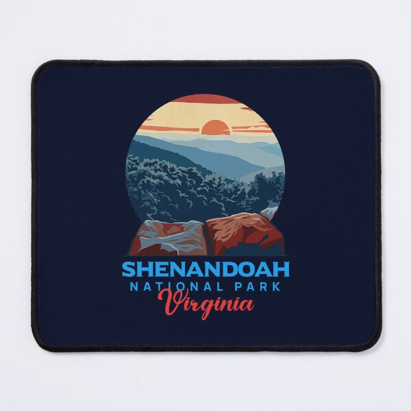 Item preview, Shenandoah National Park Virginia Blue Ridge Vintage Art designed and sold by LinaValearte.