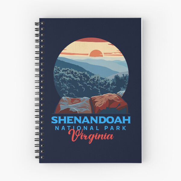 Item preview, Shenandoah National Park Virginia Blue Ridge Vintage Art designed and sold by LinaValearte.
